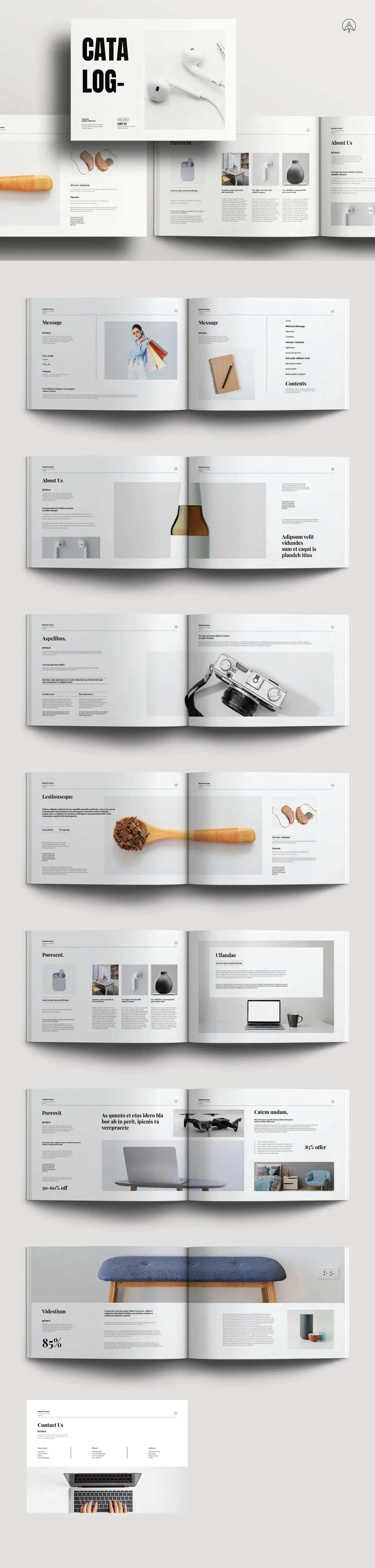 Adobestock - Catalog Brochure Landscape Template 717902540