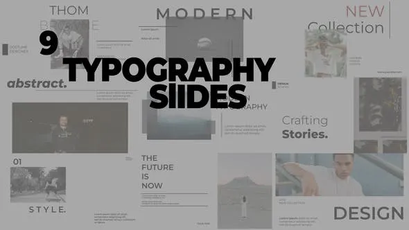 Typography Slides | AE 51820690 Videohive