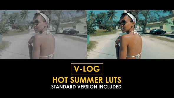 V-Log Hot Summer and Standard LUTs 51433956 Videohive