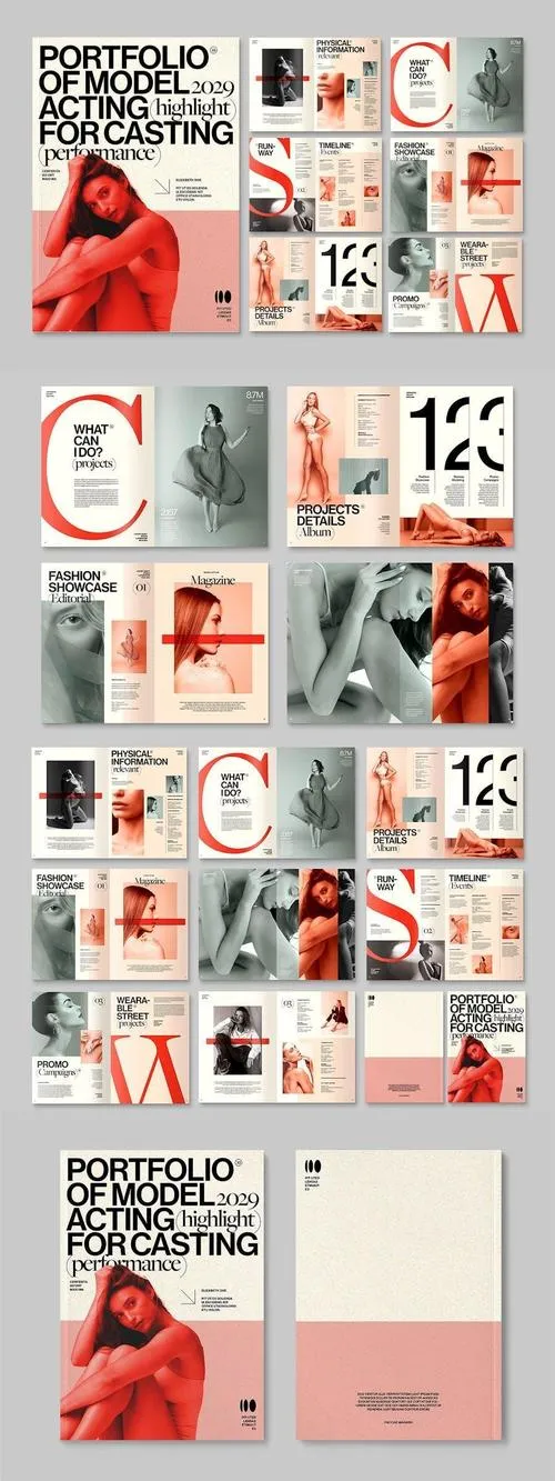 Modern Portfolio Magazine Layout