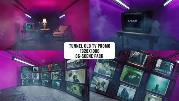 Tunnel Old Tv Promo 51920248 Videohive