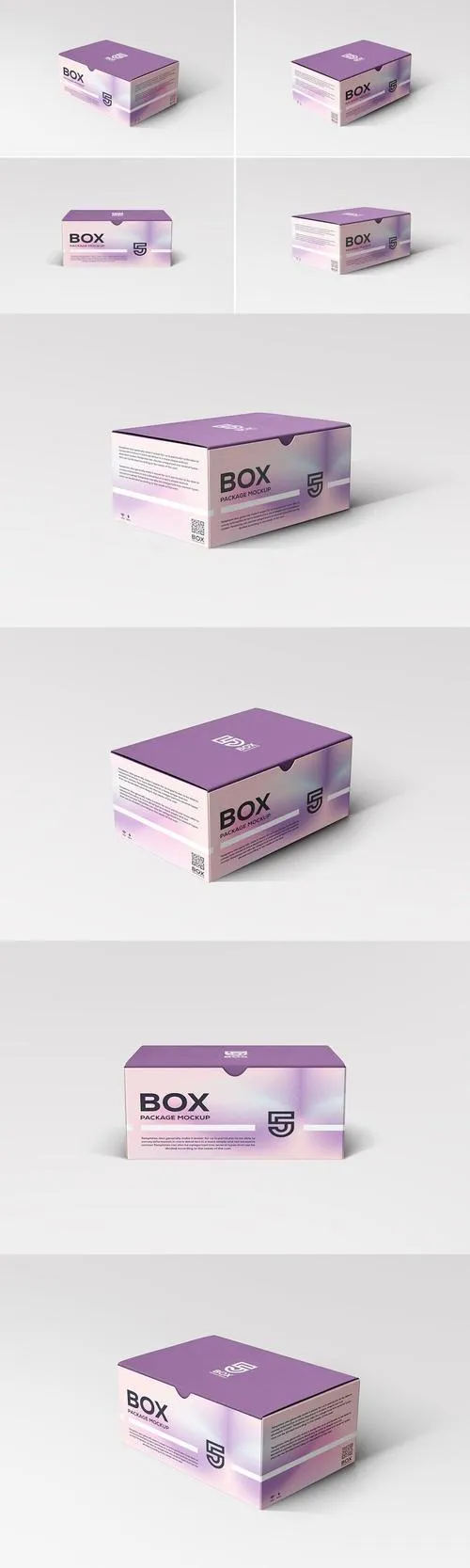 Box Package Mockups