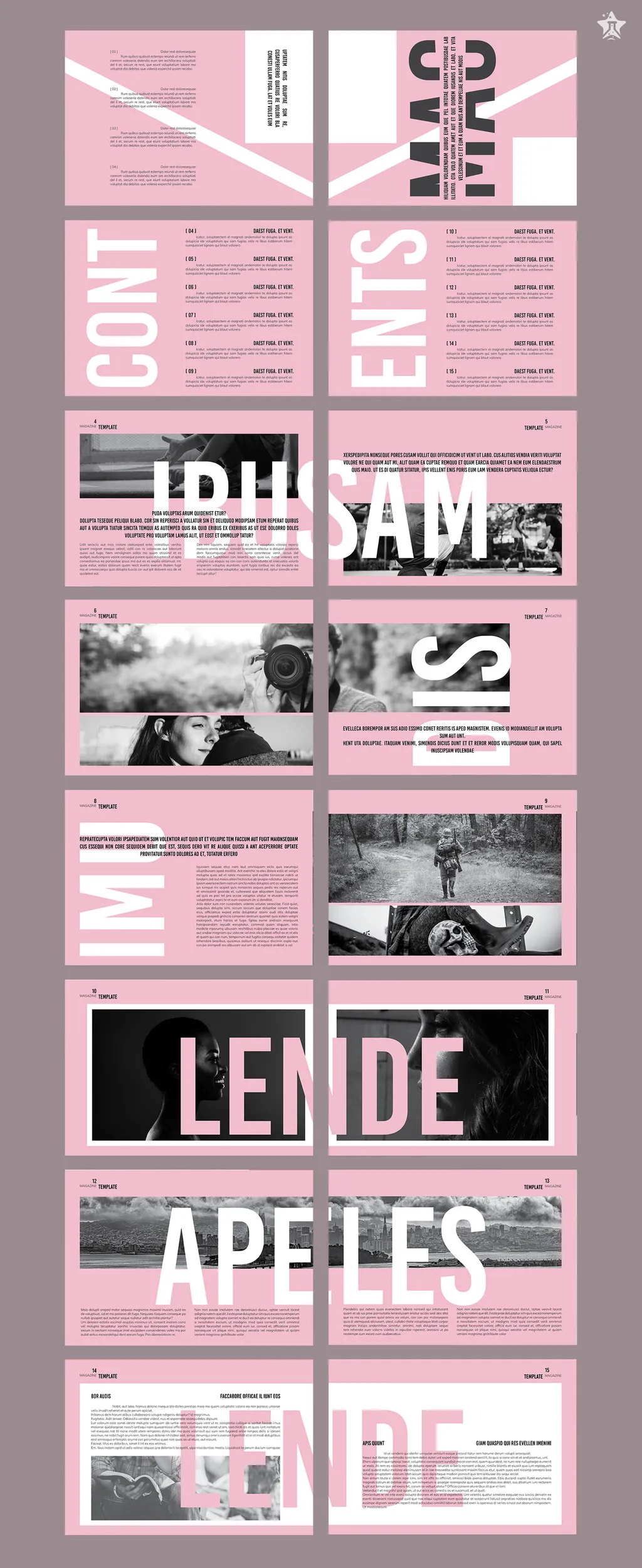 Adobestock - Magazine Landscape Layout 716639341