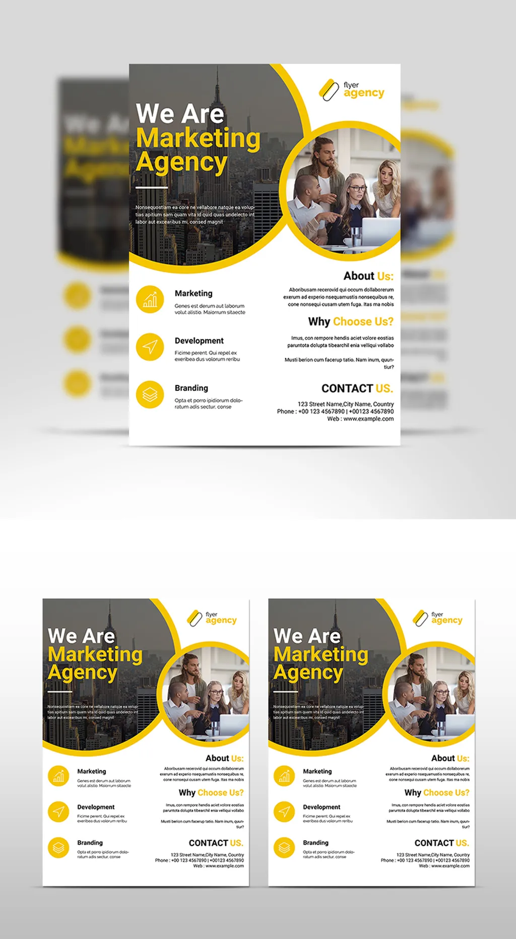 Adobestock - Flyer Template 715622354