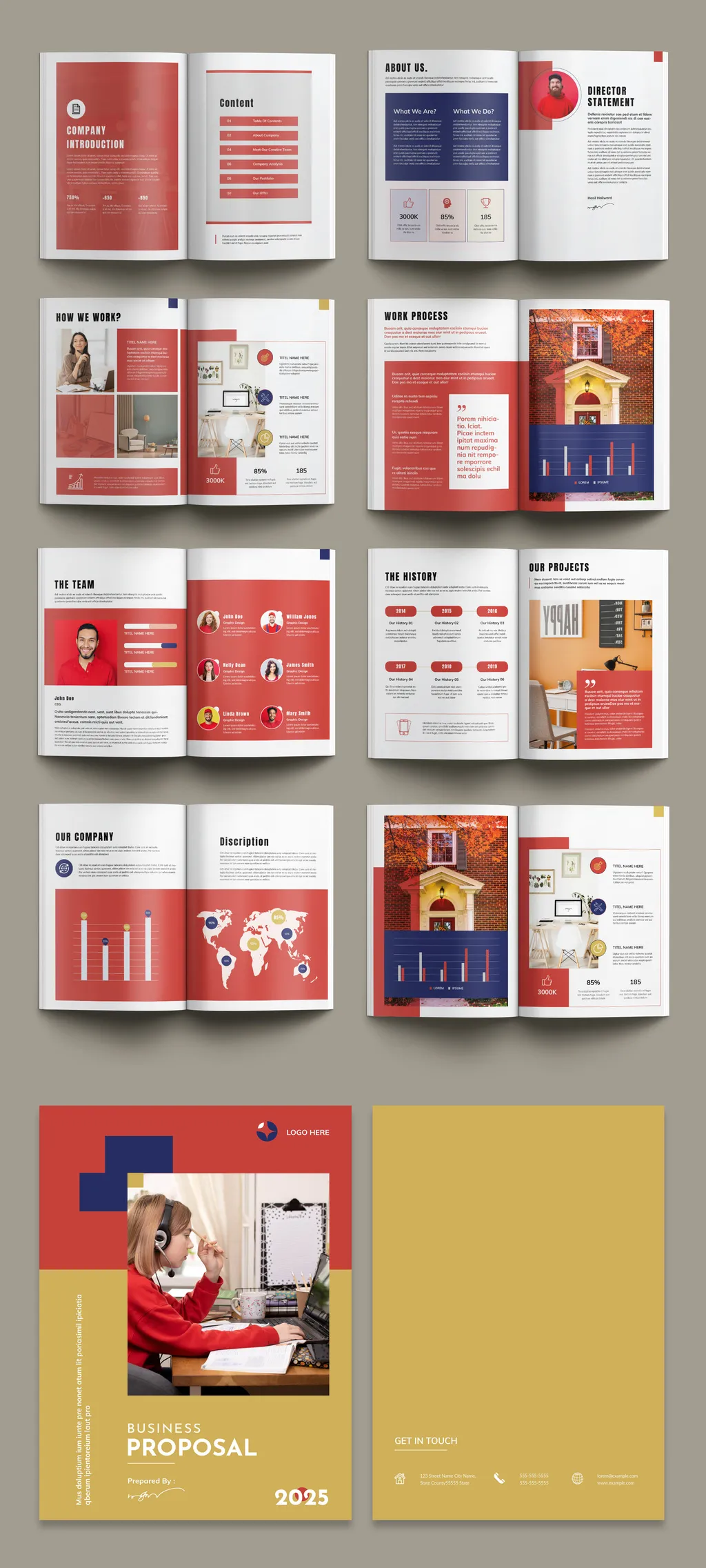 Adobestock - Business Proposal Template 715308111