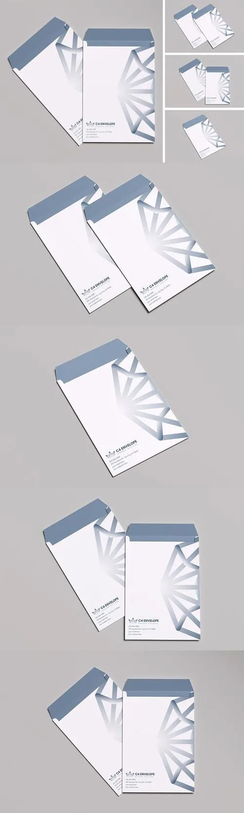 C4 Envelope Mockup