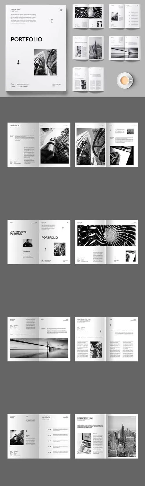 Portfolio Magazine Layout