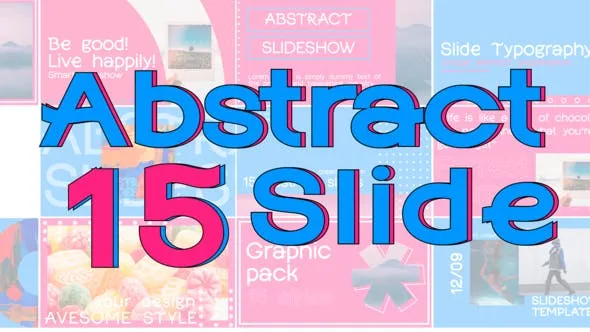 15 Abstract Slides | AE 51902924 Videohive