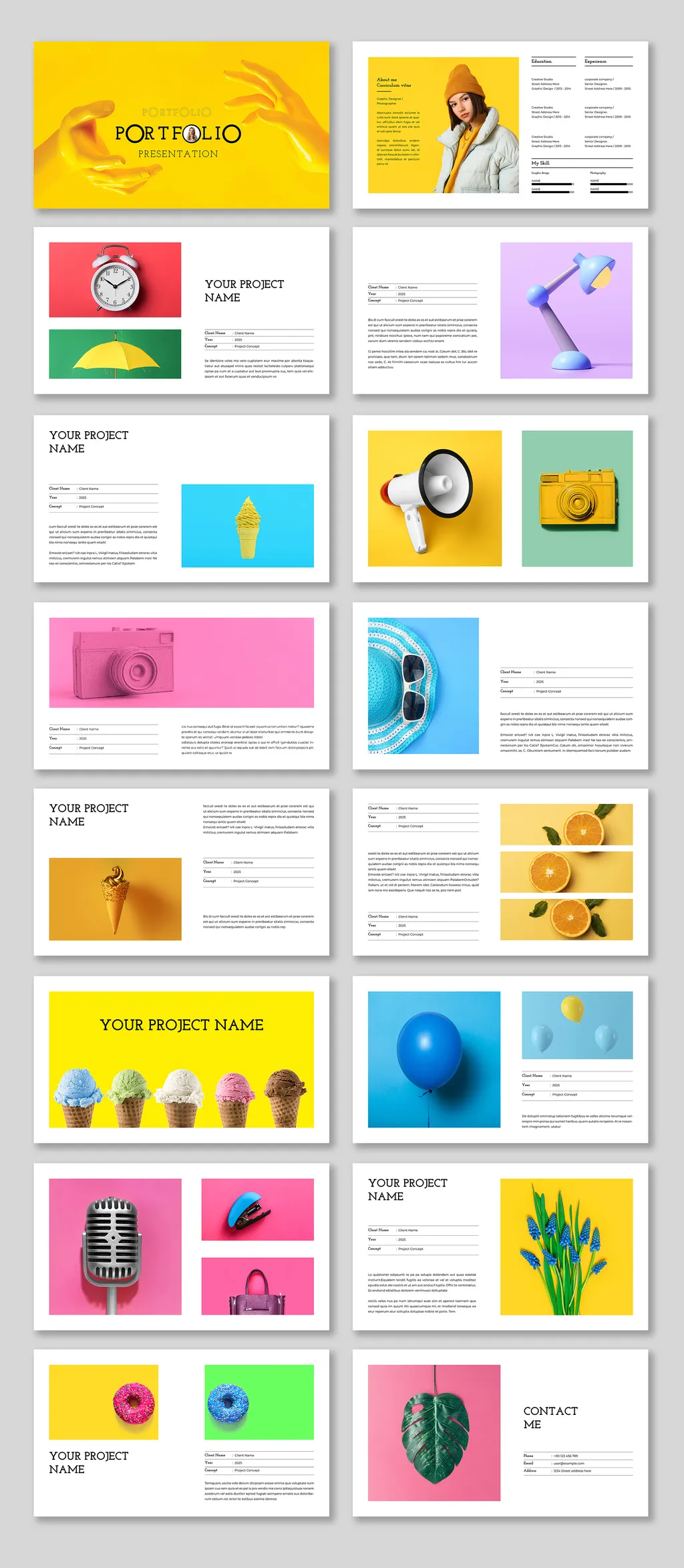 Adobestock - Portfolio Presentation Template 721268533