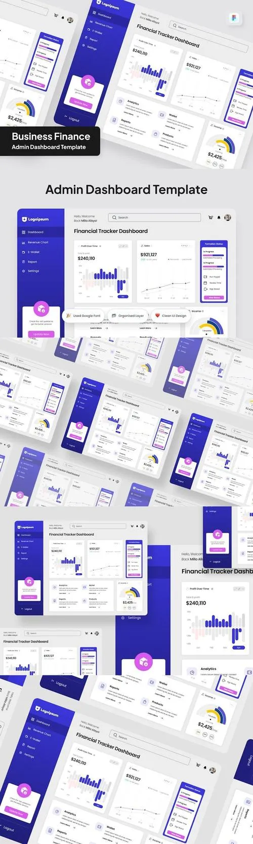 Zynta - Business Finance Admin Dashboard