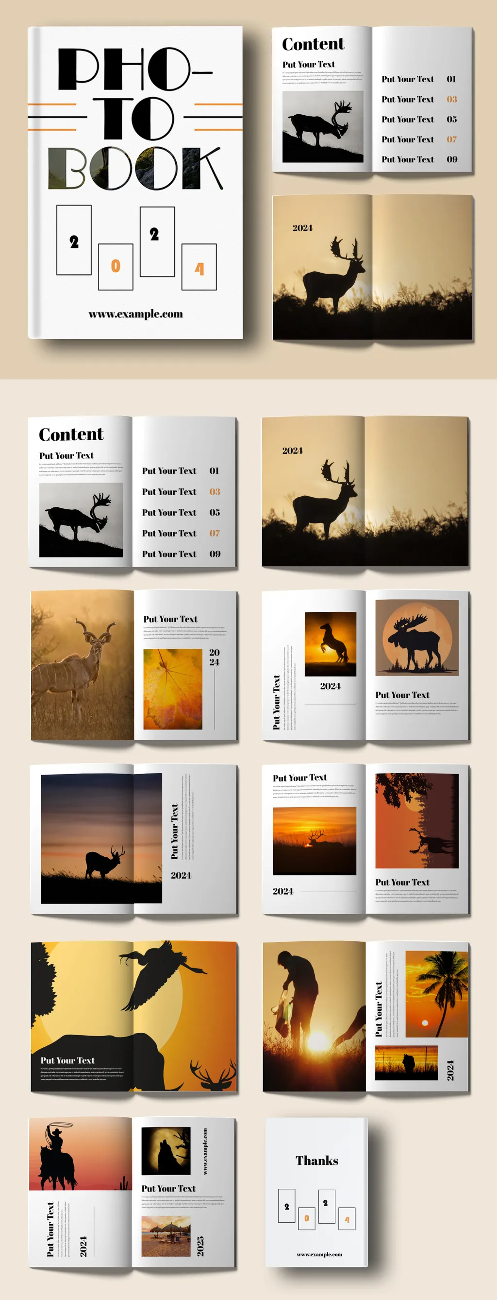 Adobestock - Photo Book Layout 722994396