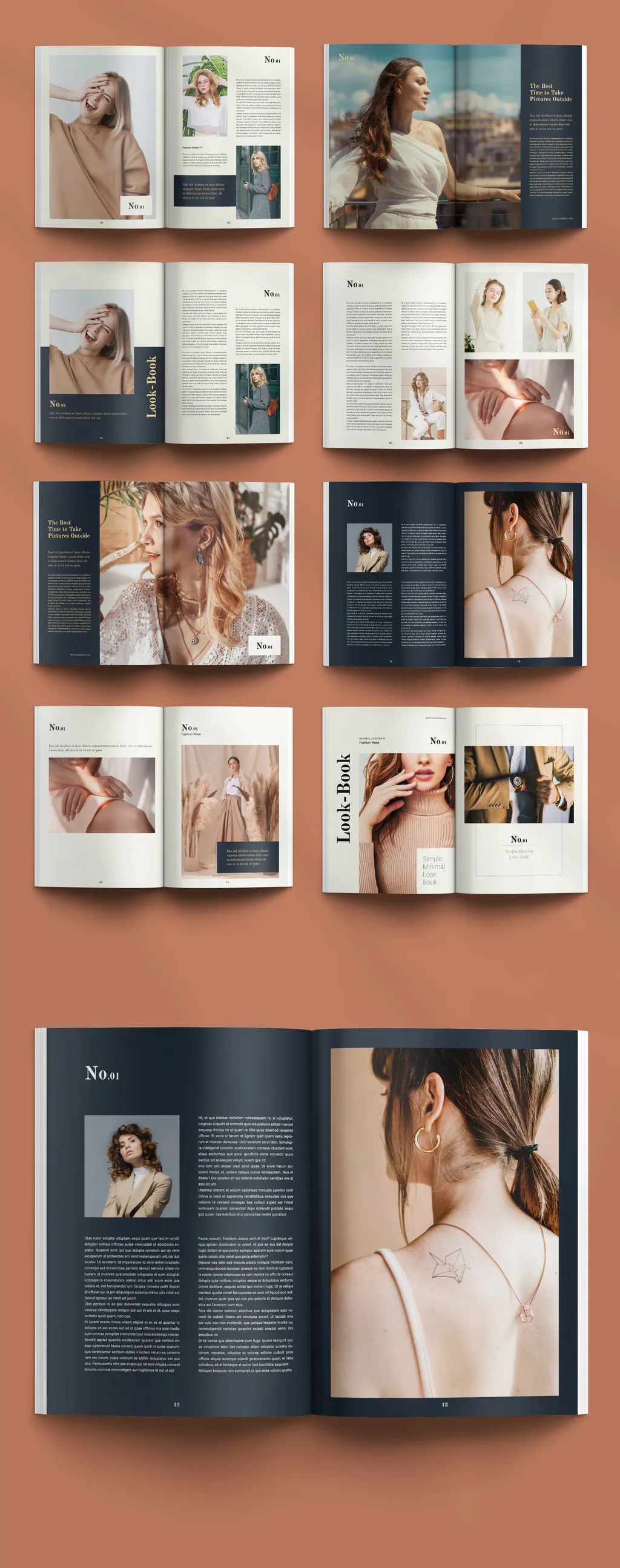 Adobestock - Look Book Layout 716596524