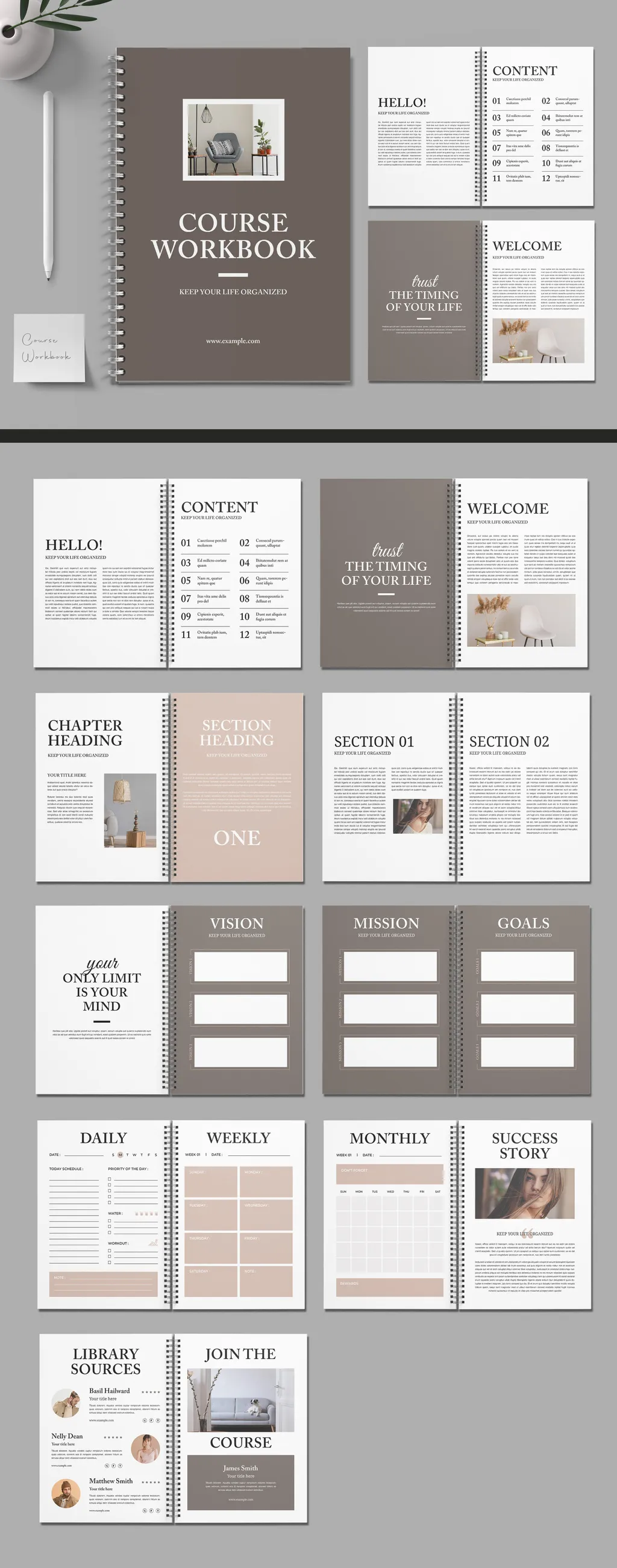 Adobestock - Course Workbook Template 723806426