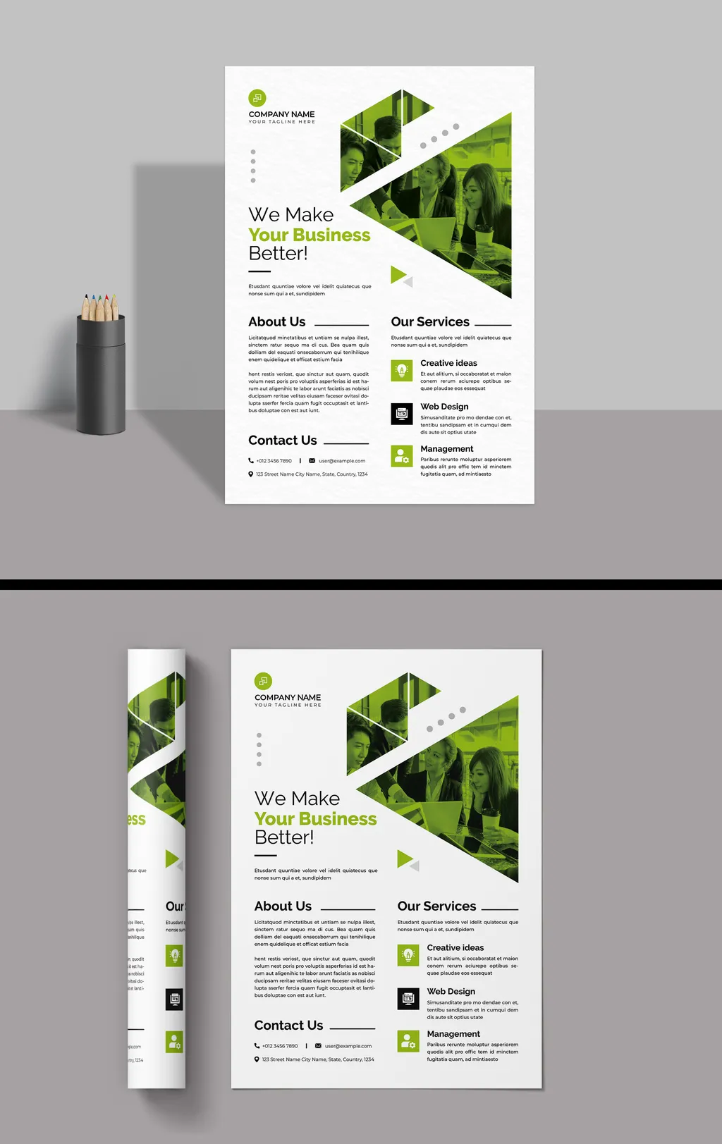 Adobestock - Business Flyer Template 725281183