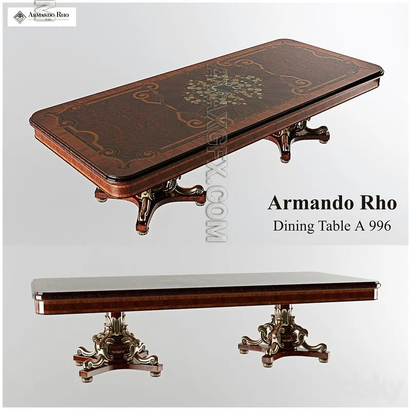 Dining table Armando Rho A996 - 3D Model