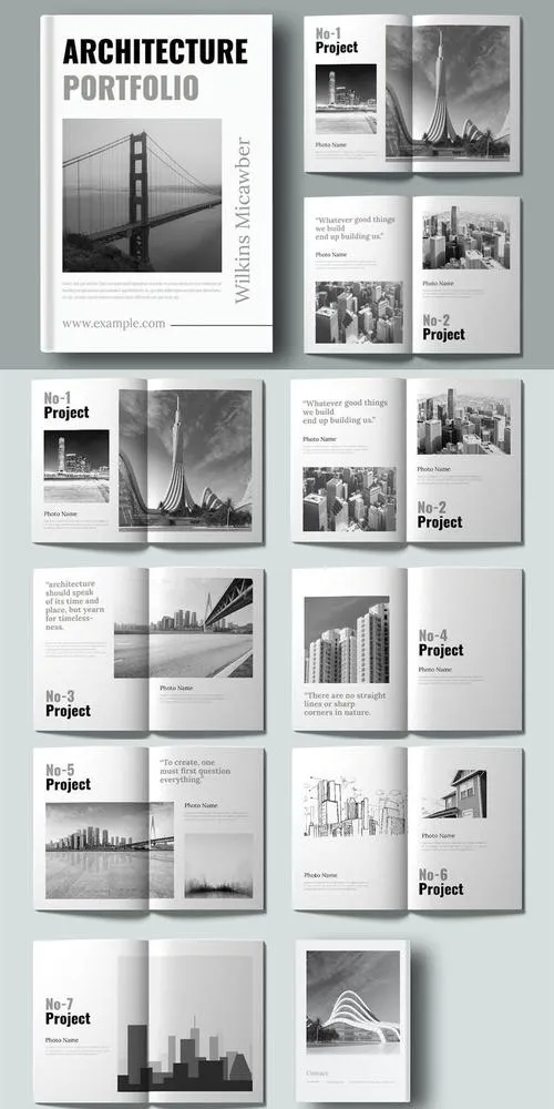 Architecture Portfolio Layout