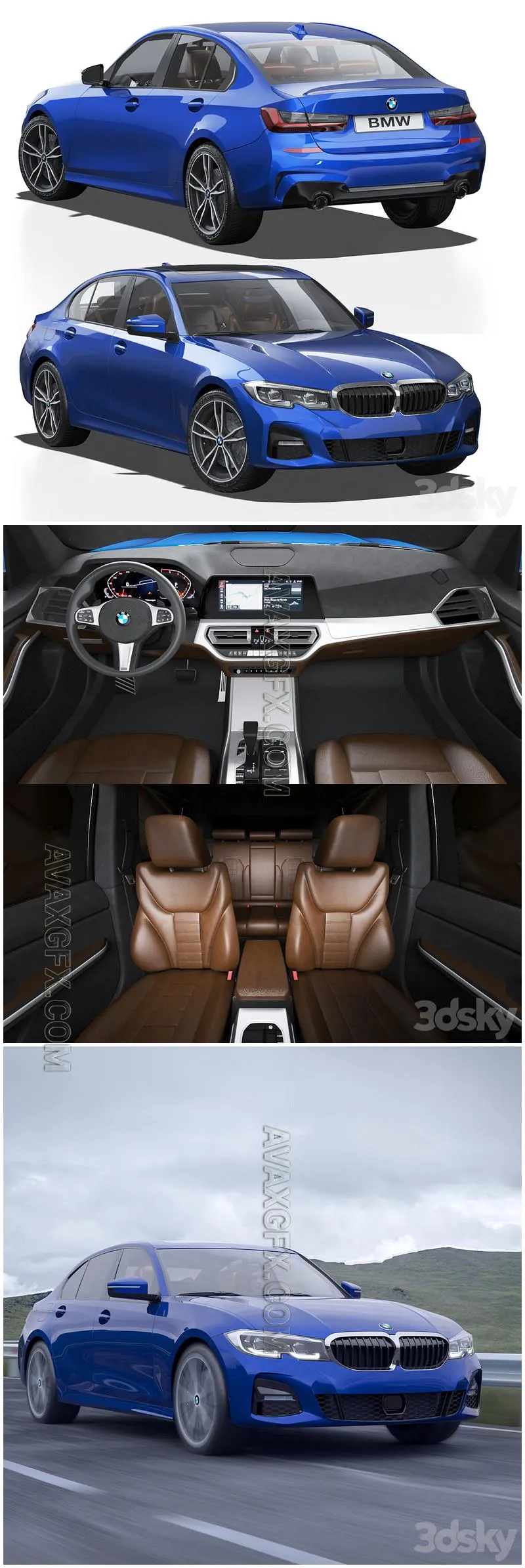 BMW 3er VII(G2x) - 3D Model