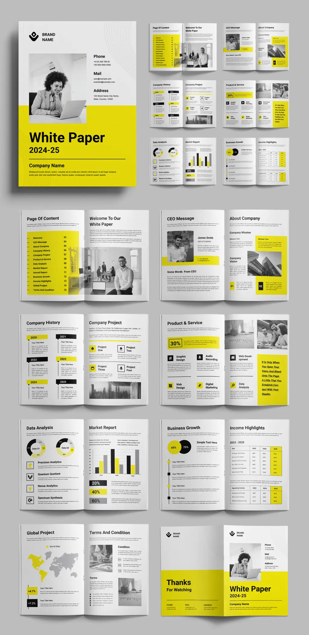 Adobestock - White Paper Template 738487465