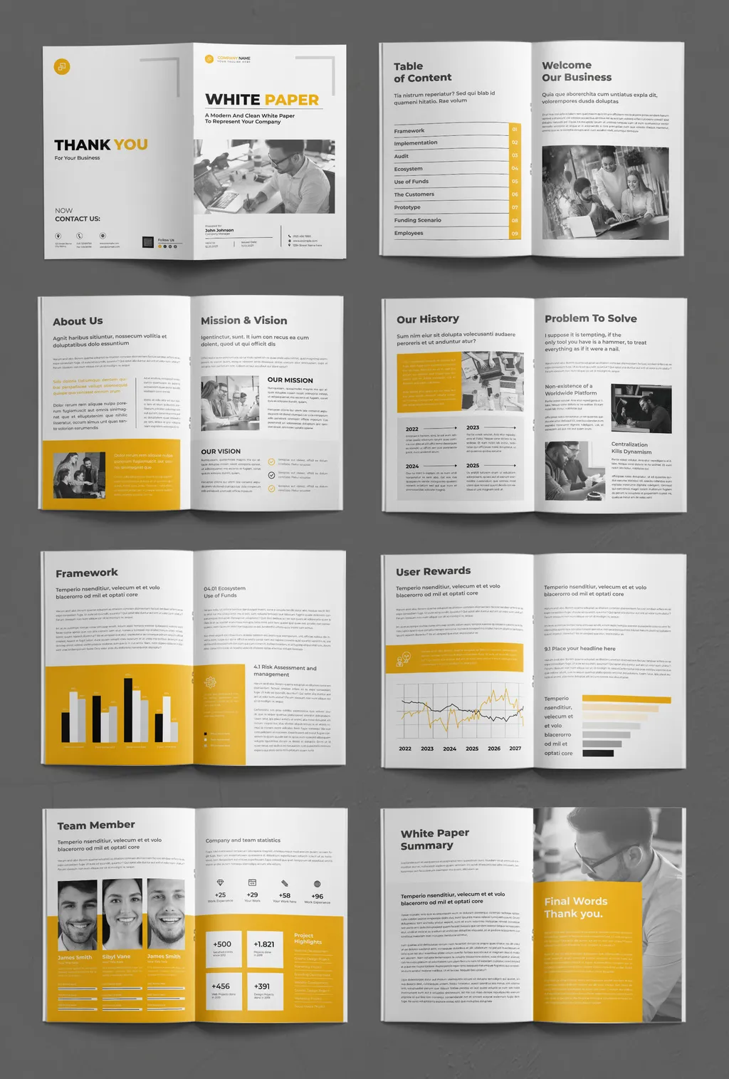 Adobestock - White Paper Layout 721822577