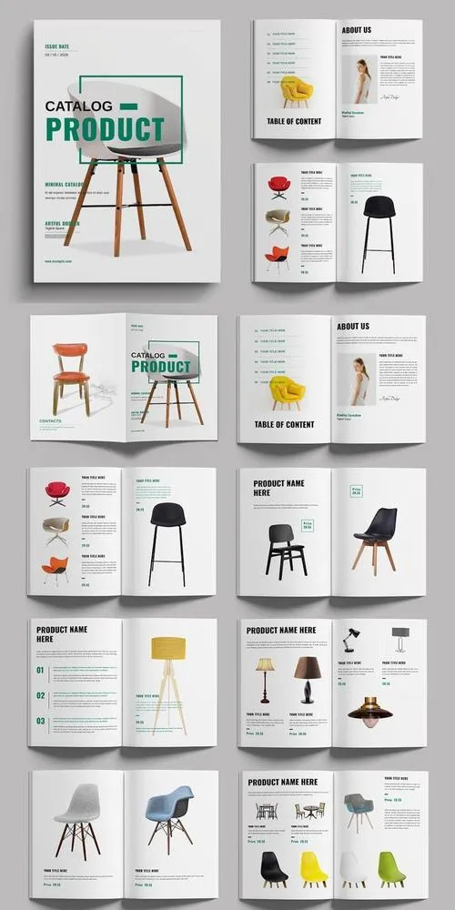 Product Catalog Design Layout