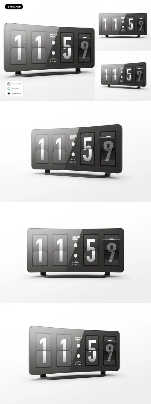 Digital Alarm Mockup