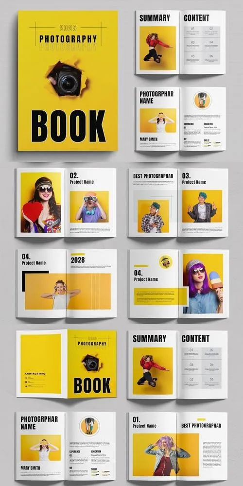 Photography Book Design Template