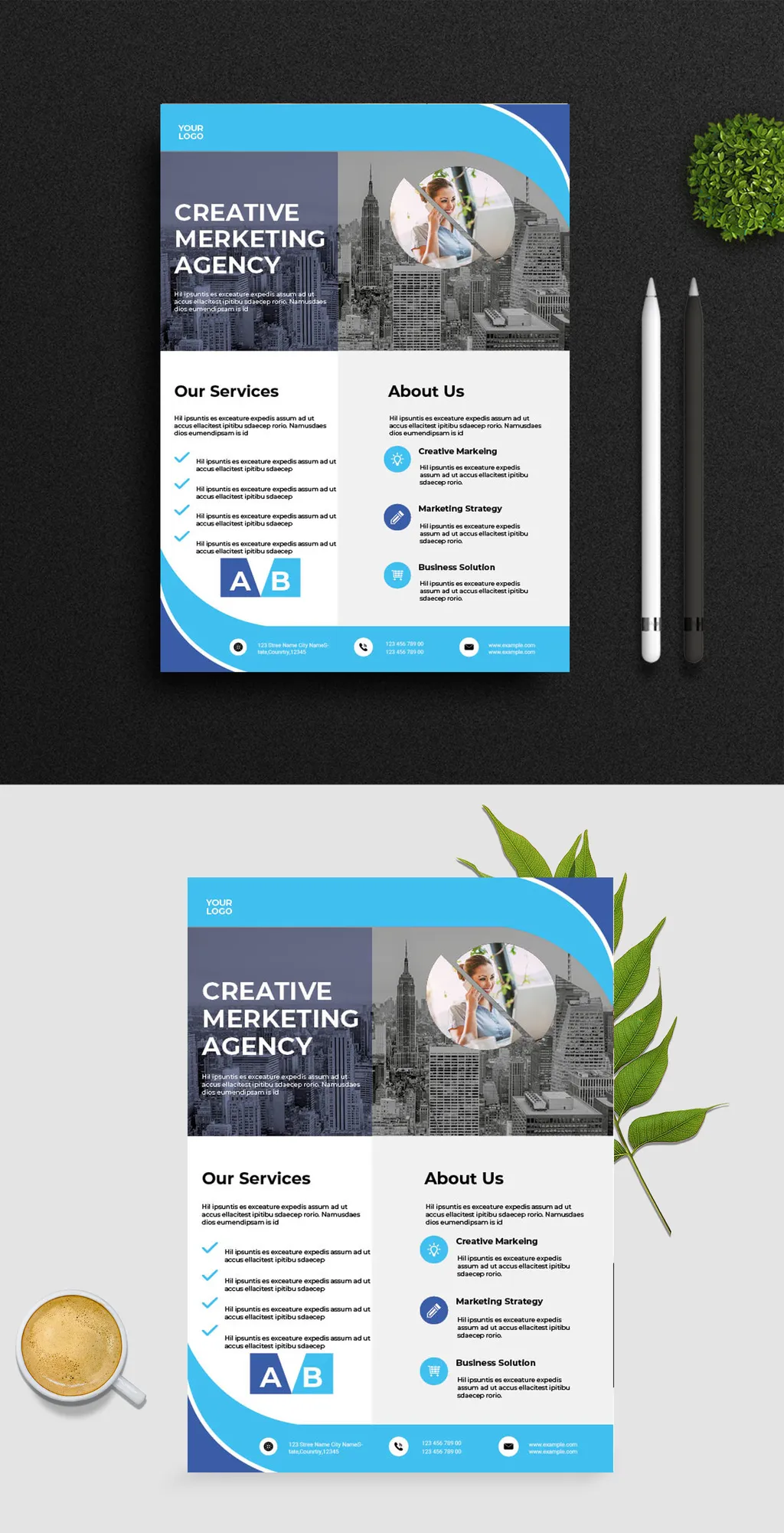 Adobestock - Business Flyer 716638269