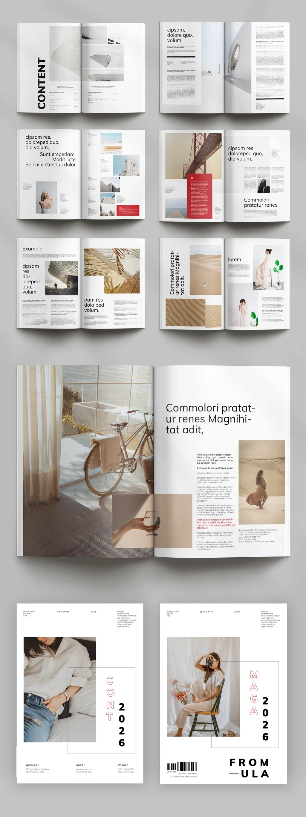 Adobestock - Magazine Layout 716596563