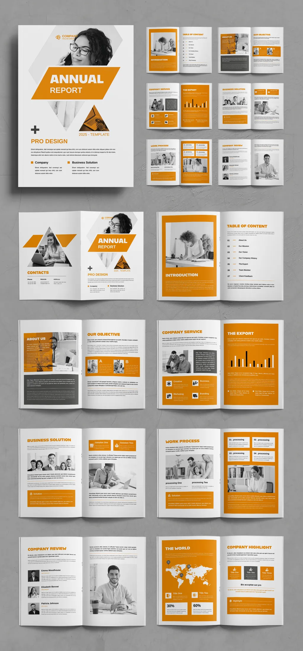 Adobestock - Annual Report Template 721273456