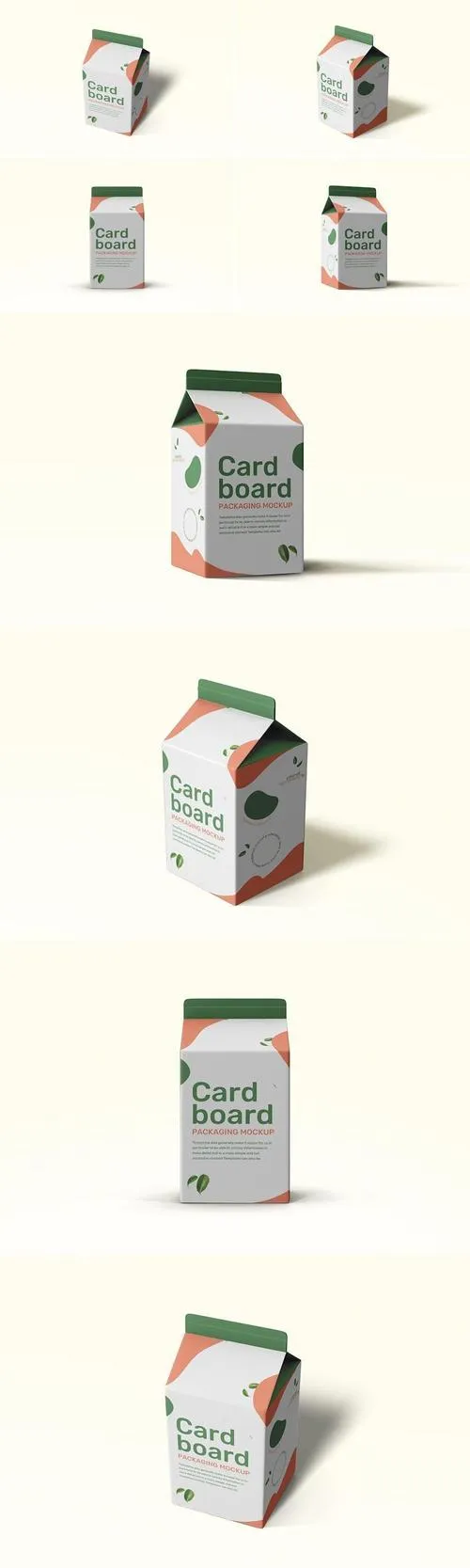 Cardboard Package Mockup