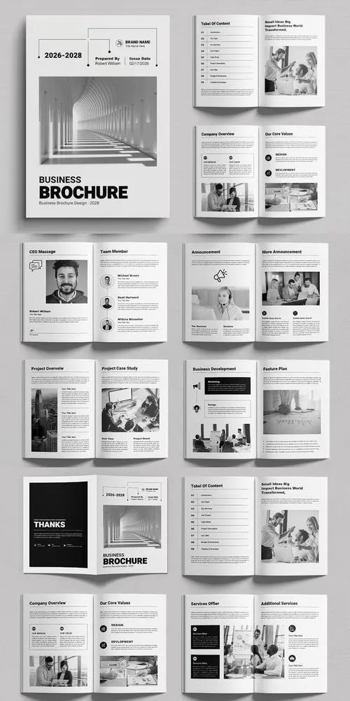 Business Brochure Design Template