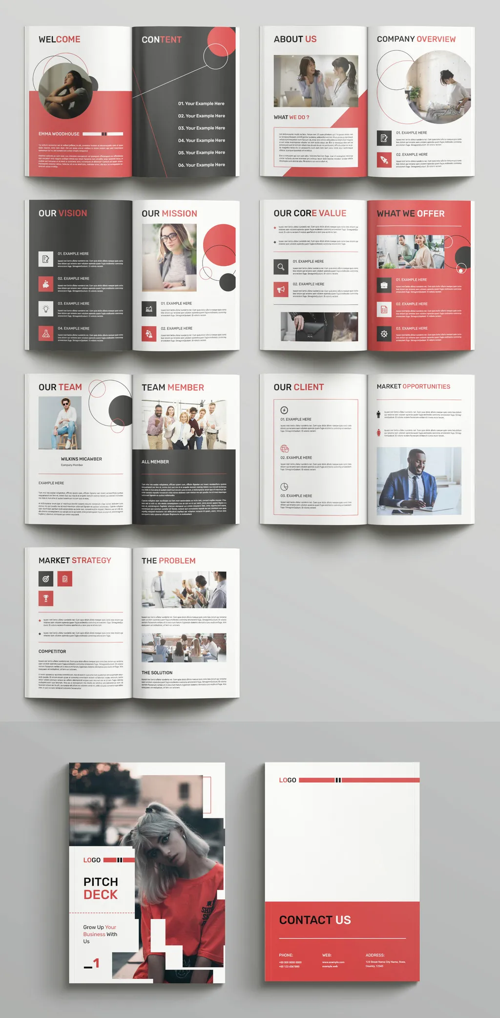 Adobestock - Pitch Deck Template 716693970