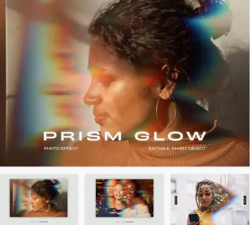 Prism Glow PSD Photo Effect - WYWPTTJ