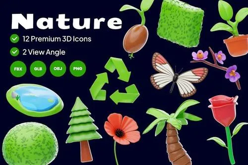 Nature 3D Icon