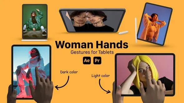 Female Hand Gesture for Tablets 51757494 Videohive