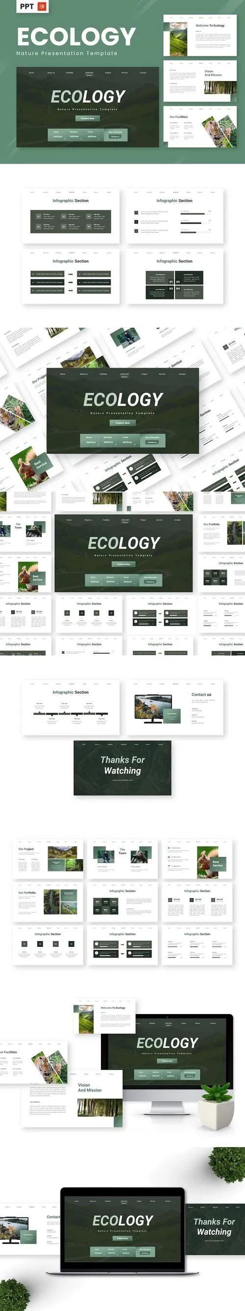 Ecology - Nature Powerpoint Templates