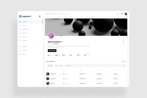 NFT Collection Dashboard UI Kit