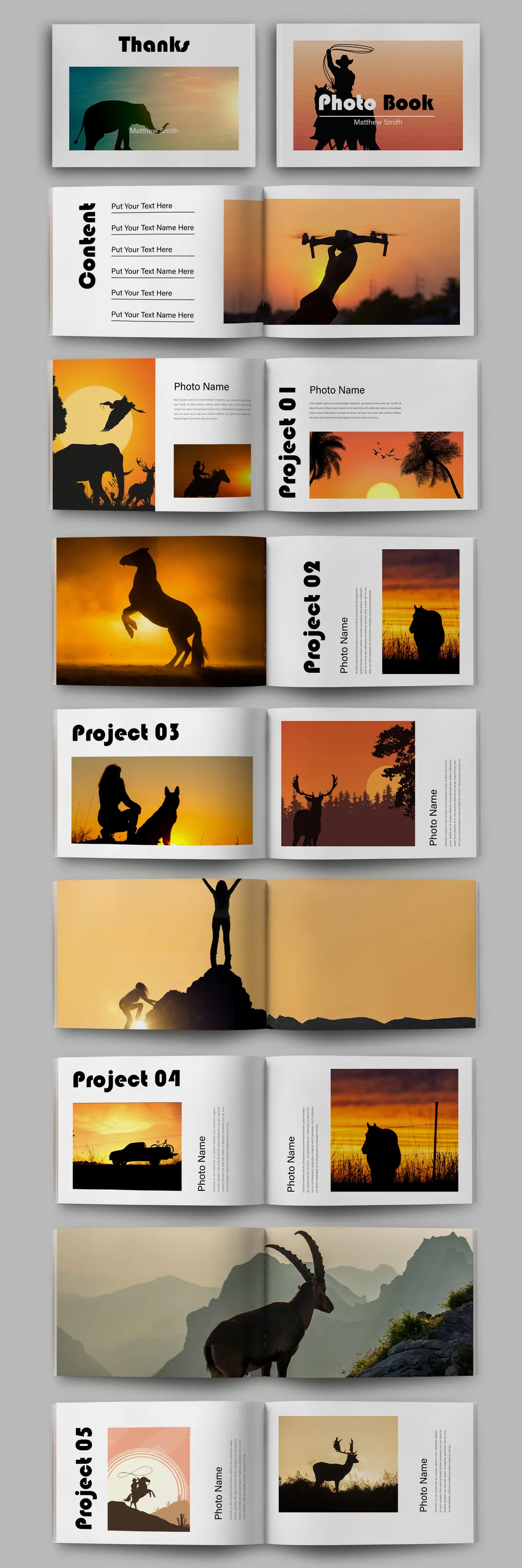 Adobestock - Photo Book Design Layout 739429795