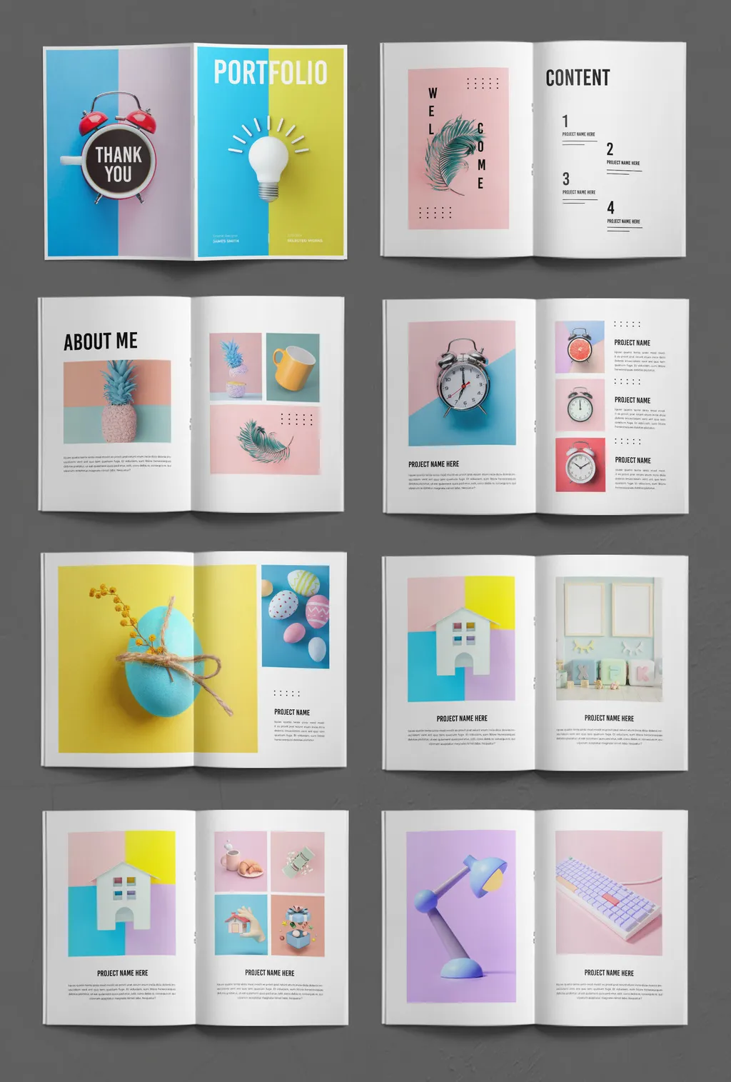 Adobestock - Portfolio Magazine Template 721274202