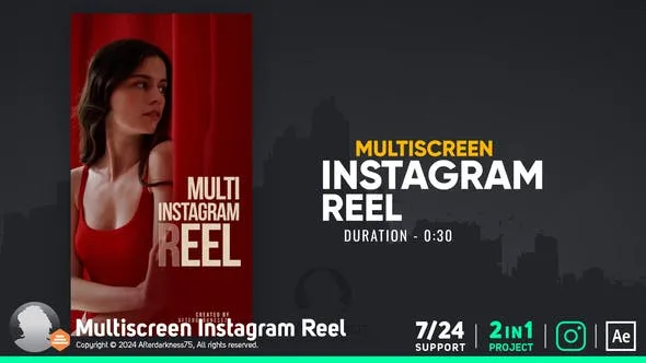 Multiscreen Instagram Reel 48664958 Videohive