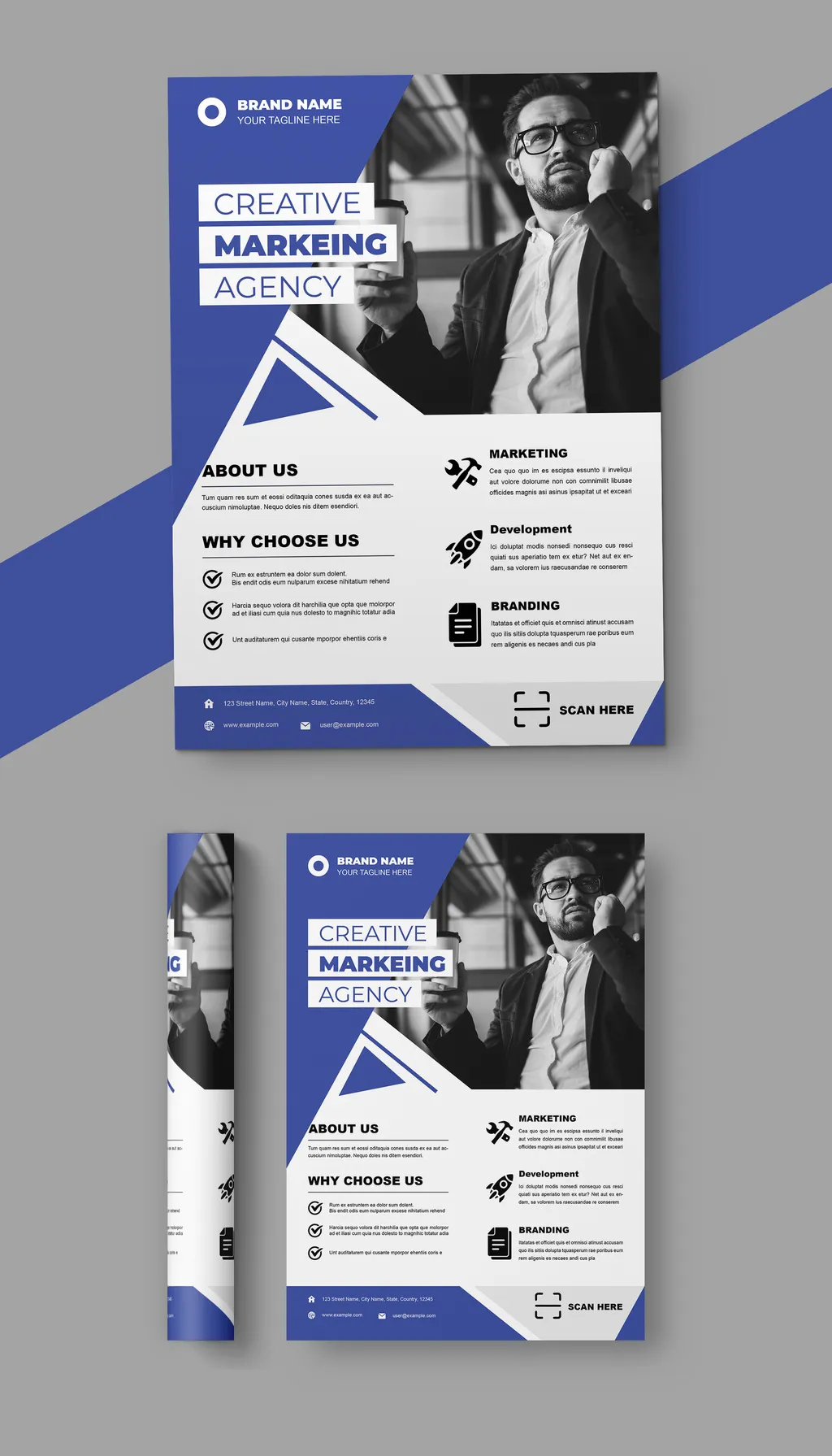 Adobestock - Business Flyer Template 738487361