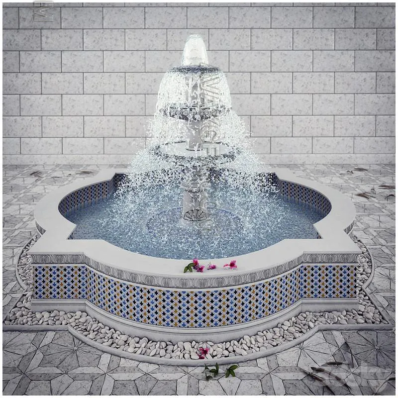 The Fountain of Bakhchisarai - 3D Model