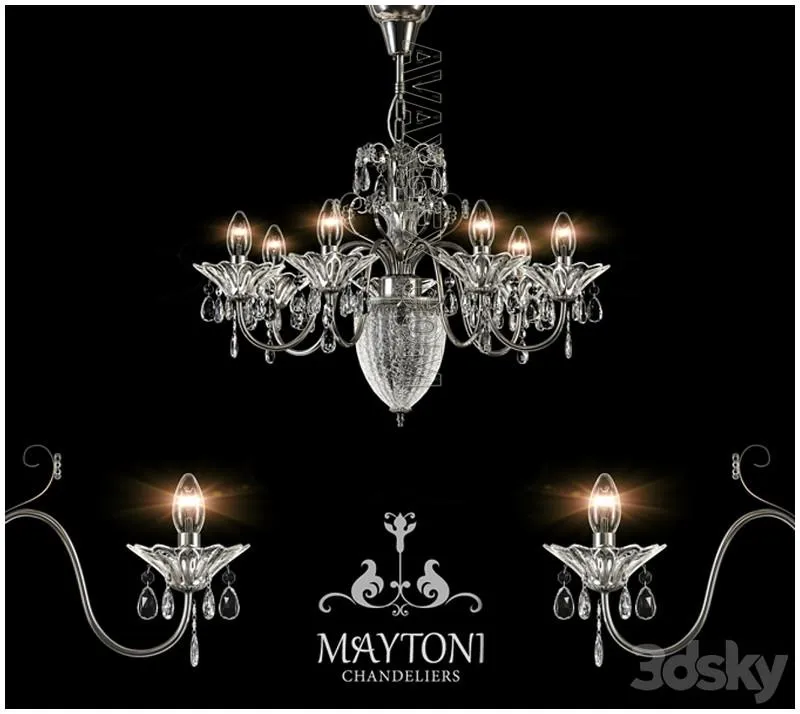 Fixtures Maytoni DIA299-07-N - 3D Model MAX