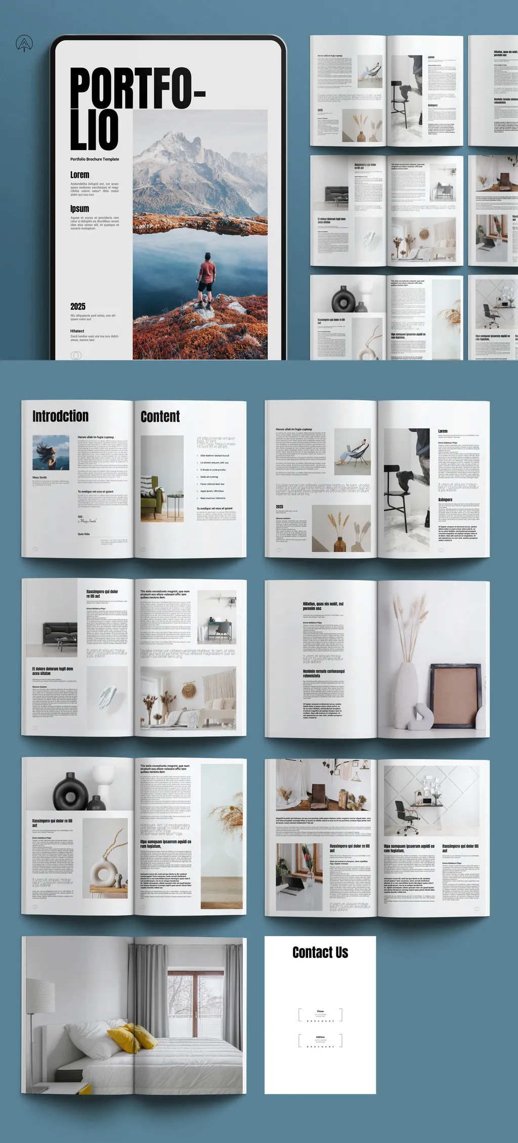 Adobestock - Portfolio Brochure Template 716619662