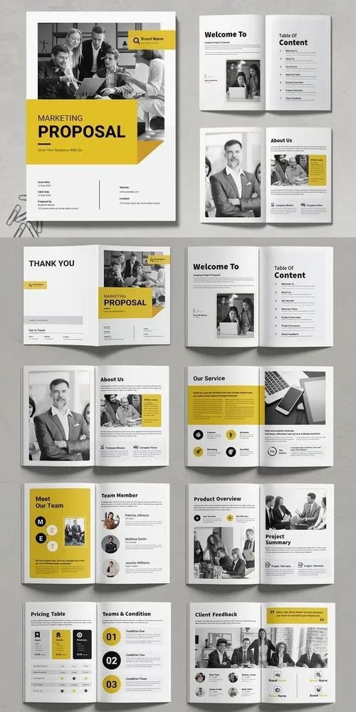 Marketing Proposal Design Template