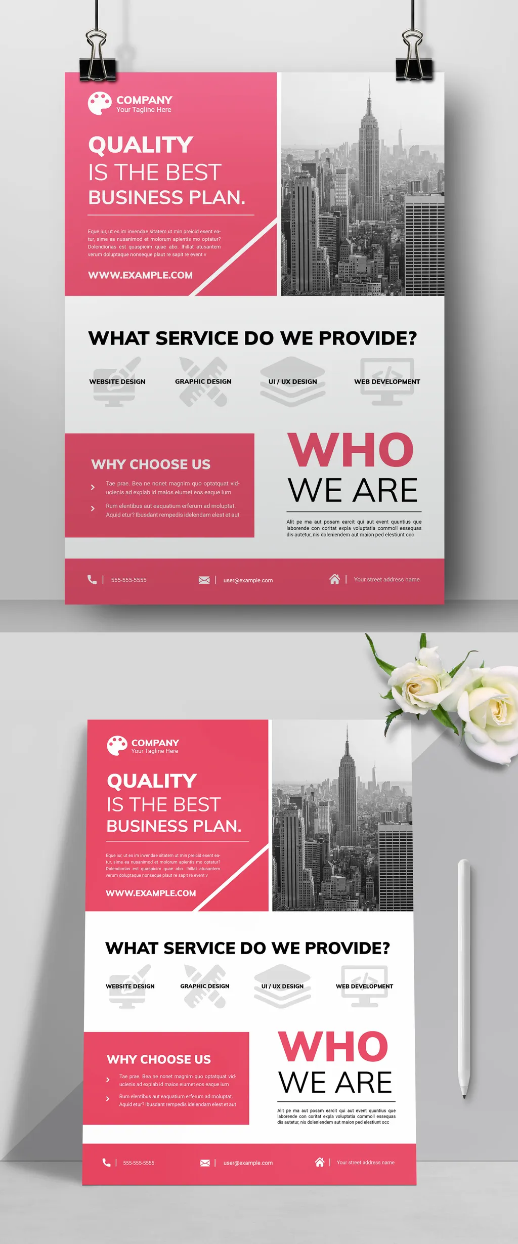 Adobestock - Business Flyer Template 718529643