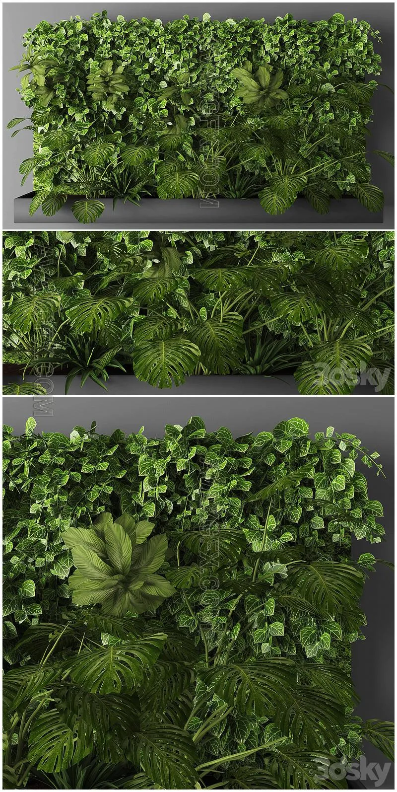 Vertical garden 011 - 3D Model