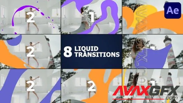 Liquid Transitions | After Effects 51516325 Videohive