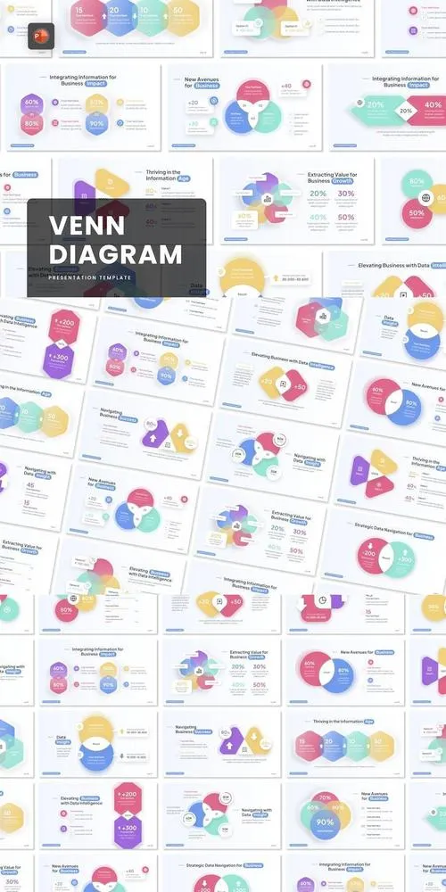 Business Venn Diagram Infographic