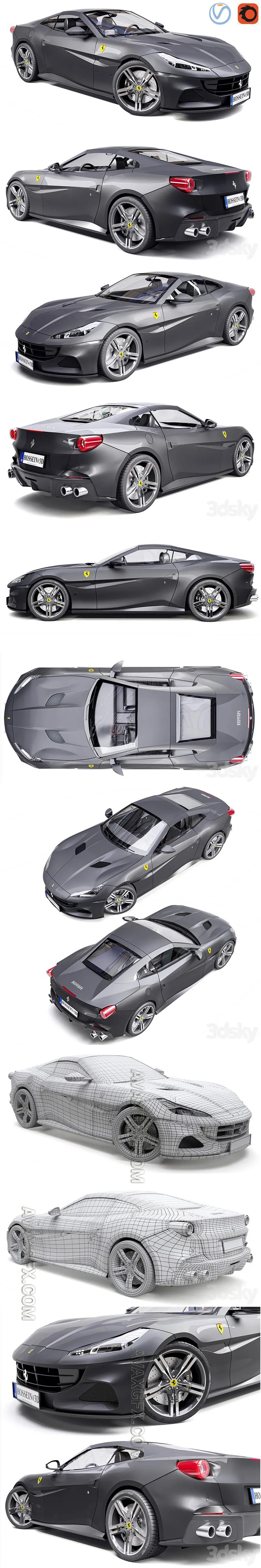 Ferrari Portofino - 3D Model
